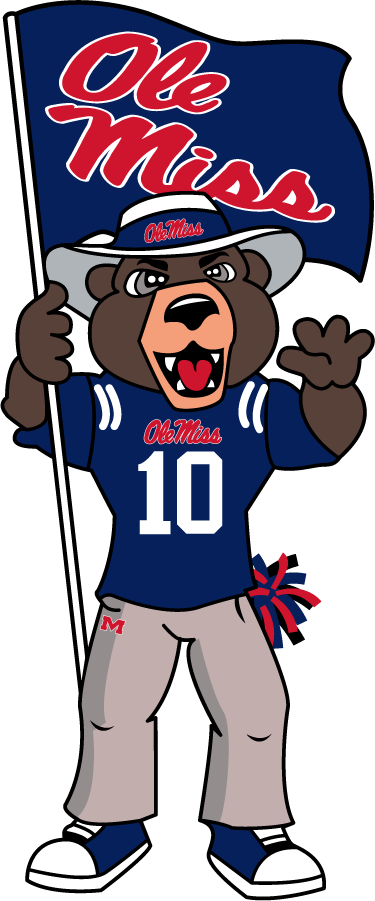 Mississippi Rebels 2010-2018 Mascot Logo v2 iron on transfers for clothing